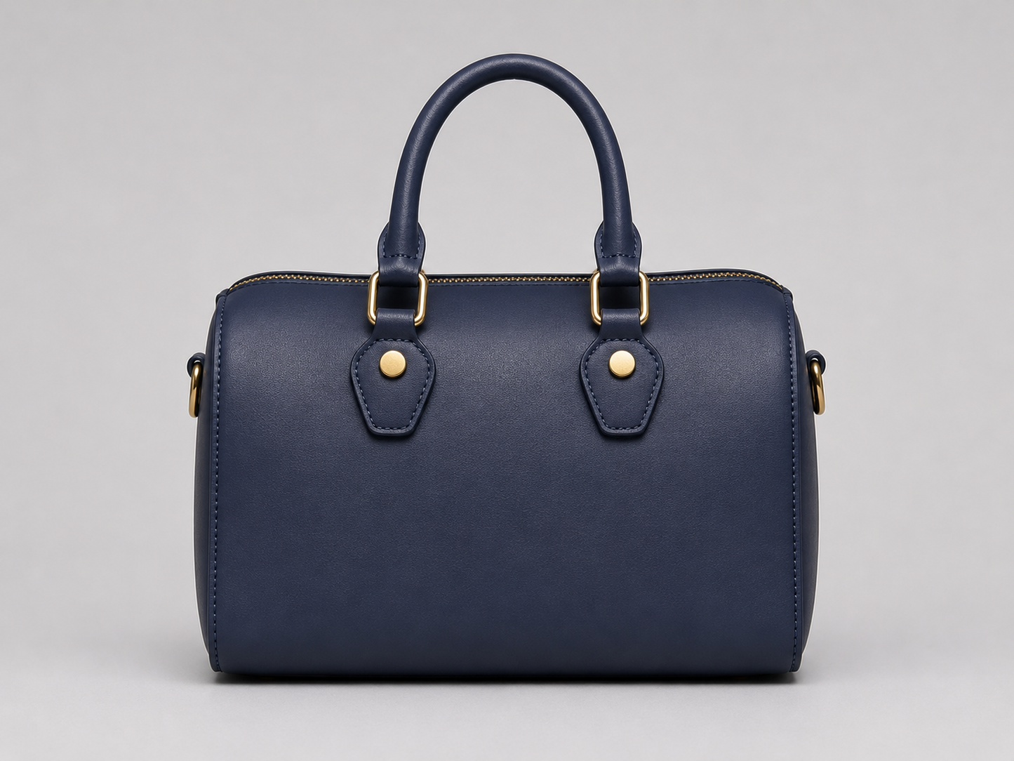 Medusa Boston Bag – Navy Blue